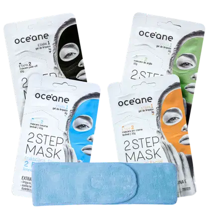Imagem do produto Kit Océane 2 Step Mask Headband (5 Produtos)