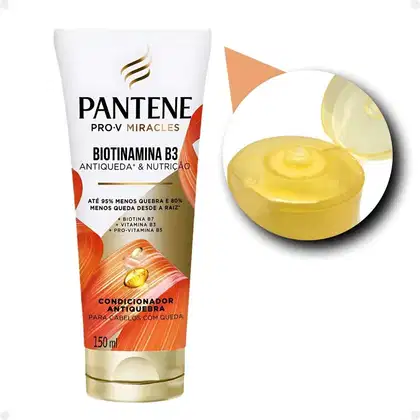 Imagem do produto Condicionador Pantene Pro-v Biotinamina B3 Antiqueda e Nutrição 150ml