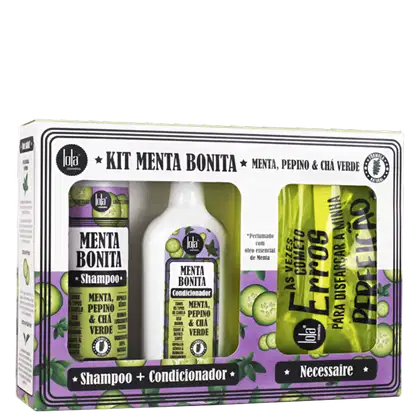 Imagem do produto Kit Lola Cosmetics Menta Bonita (2 Produtos + Nécessaire)