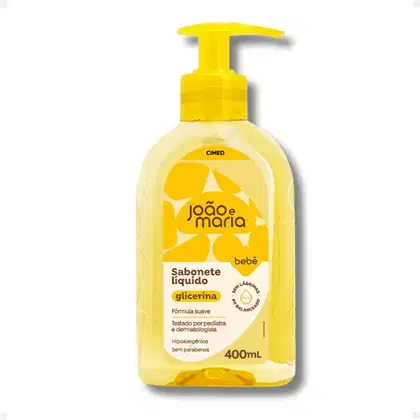 Imagem do produto Cimed João e Maria Bebê Glicerina - Sabonete Líquido 400ml
