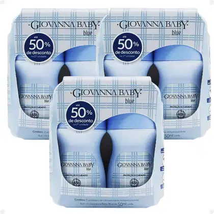 Imagem do produto Kit Giovanna Baby: 6 Desodorante Roll-On Blue