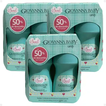 Imagem do produto Kit Giovanna Baby: 6 Desodorante Roll-On Candy