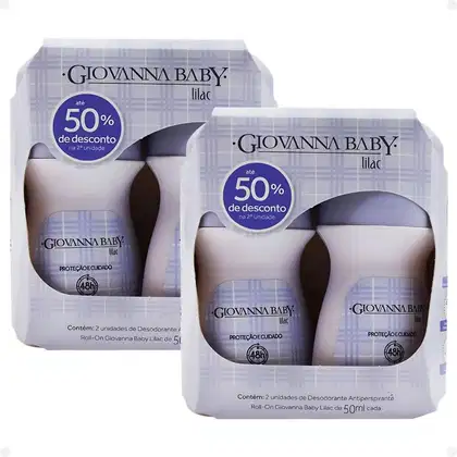 Imagem do produto Kit Giovanna Baby: 4 Desodorante Roll-On Lilac