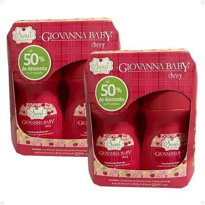 Imagem do produto Kit Giovanna Baby: 4 Desodorante Roll-On Cherry