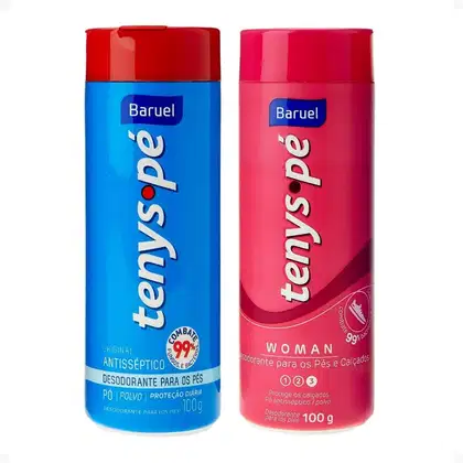 Imagem do produto Kit Baruel Tenys Pé: 1 Original e 1 Woman 100g