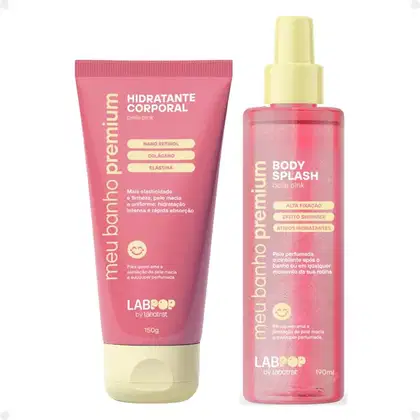 Imagem do produto Kit LabPop by Labotrat Belle Pink: Hidratante Corporal e Body Splash