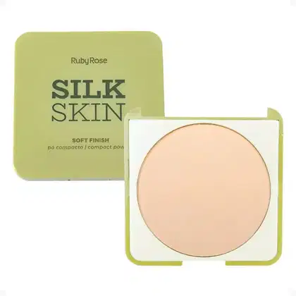 Imagem do produto Ruby Rose Silk Skin Soft Finish Citrine - Pó Compacto 9,5g