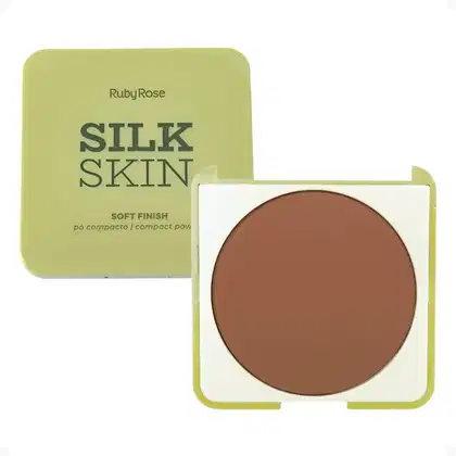 Imagem do produto Ruby Rose Silk Skin Soft Finish Deep - Pó Compacto 9,5g
