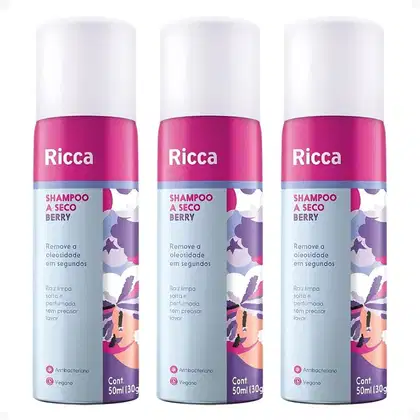 Imagem do produto Kit Belliz Ricca Shampoo A Seco: 3 Berry 50ml