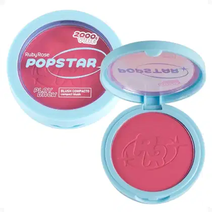 Imagem do produto Blush Compacto Ruby Rose Popstar Play Back Girlfriend HB-M08-4