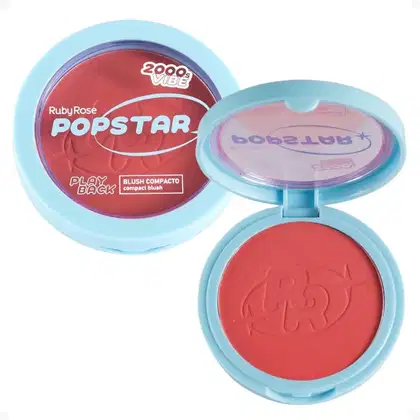 Imagem do produto Blush Compacto Ruby Rose Popstar Play Back Diva HB-M08-2