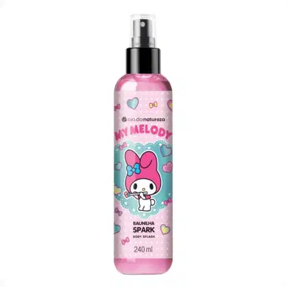 Imagem do produto Body Splash Cia da Natureza My Melody Baunilha Spark 240ml