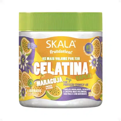 Imagem do produto Gelatina Capilar Skala Frutástica! Maracujá Com Proteção Térmica 550g