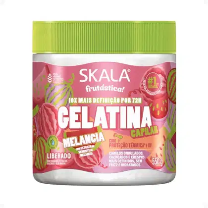 Imagem do produto Gelatina Capilar Skala Frutástica! Melancia Com Proteção Térmica 550g