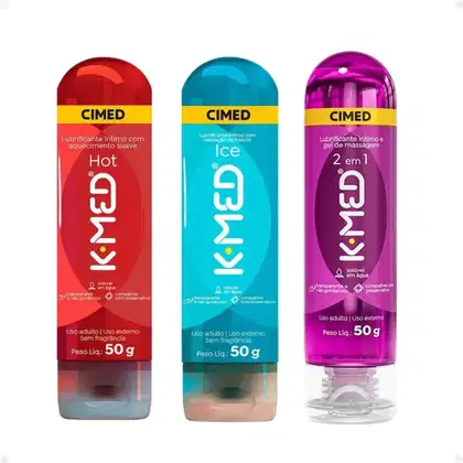 Imagem do produto Kit Cimed K-med Lubrificantes Íntimo Trio (3 Produtos)