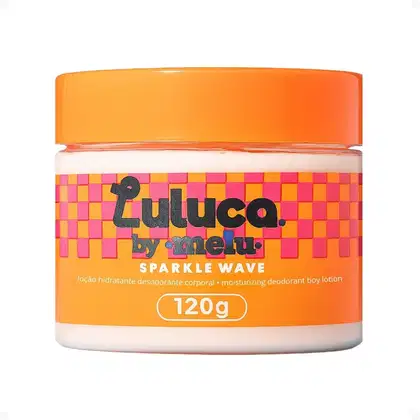 Imagem do produto Loção Hidratante Corporal Luluca By Melu Sparkle Wave Brownie Bae 120g Rr-B5002-1