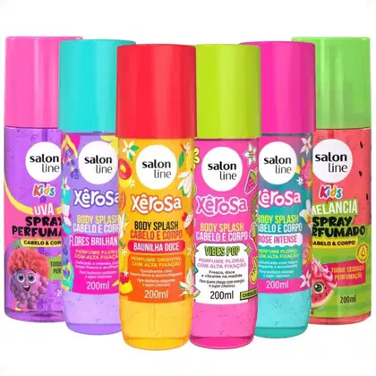 Imagem do produto Kit Salon Line Body Splash Cabelo e Corpo: 4 Xêrosa + 2 Kids 200ml