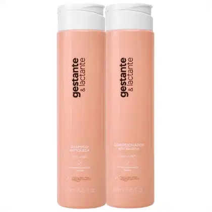 Imagem do produto Kit Aquaflora Gestante e Lactante Antiqueda: Shampoo e Condicionador 250ml