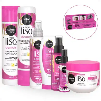 Imagem do produto Kit Salon Line Meu Liso Demais Completo Com 7 + Mimo