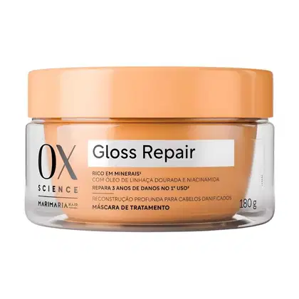 Imagem do produto Máscara De Tratamento Capilar Ox Science Mari Maria Hair Gloss Repair 180g