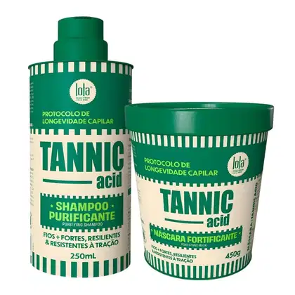 Imagem do produto Kit Lola Tannic Acid: Shampoo 250ml e Máscara 450g