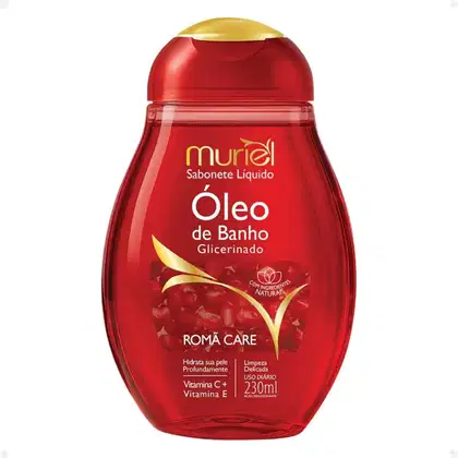 Imagem do produto Sabonete Líquido Muriel Óleo de Banho Glicerinado Romã Care 230ml