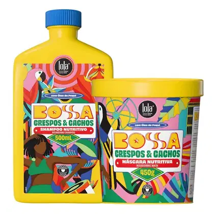 Imagem do produto Kit Lola Bossa Crespos e Cachos: Shampoo 500ml e Máscara Capilar 450g