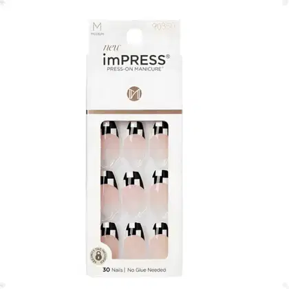 Imagem do produto Unhas Postiças imPress Kiss Ny Checkmate IMM33