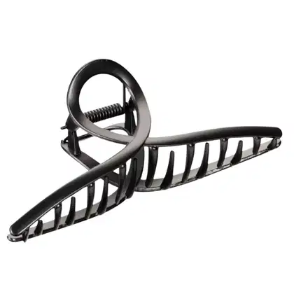 Imagem do produto Piranha Para Cabelo Metal Black Laço Pdc63b