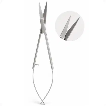 Imagem do produto Tesoura Para Sobrancelha Curva Proart Aço Inox Tps02b