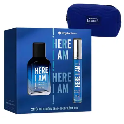 Imagem do produto Kit Phytoderm Here I Am: Eau de Parfum 95ml e 30ml + Mimo