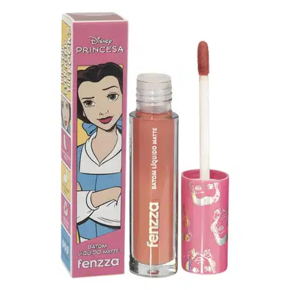 Imagem do produto Batom Líquido Matte Fenzza Disney Princesa Bela Dis108