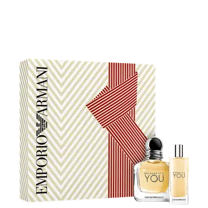 Imagem do produto Conjunto Because It's You Giorgio Armani Feminino - Eau de Parfum 50ml + Travel Size 15ml