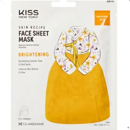 Imagem do produto Máscara Facial Coreana Kiss Ny Face Sheet Mask Brightening Iluminadora Kkf01