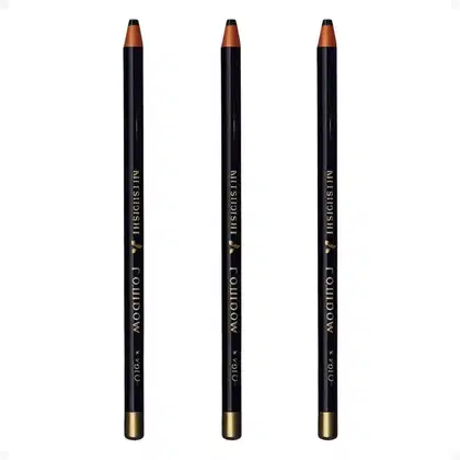 Imagem do produto Kit Mitsubishi Rainbow: 3 Lápis Dermatográfico Preto 7610-24