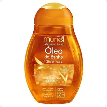 Imagem do produto Sabonete Líquido Muriel Óleo De Banho Tradicional Gourmand 230ml