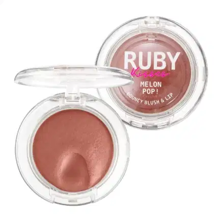 Imagem do produto Blush e Lip Bouncy Ruby Kisses Melon Pop! Mauve Mbb01bb