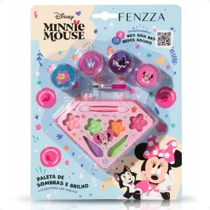 Imagem do produto Paleta de Sombras e Brilhos Fenzza Disney Minnie Mouse Dis029