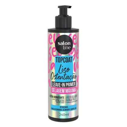 Imagem do produto Leave-in Primer Salon Line Top Coat Liso Ostentação Selagem Máxima 240ml