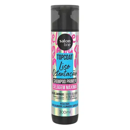 Imagem do produto Shampoo Primer Salon Line Top Coat Liso Ostentação Selagem Máxima 300ml