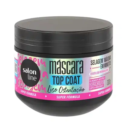 Imagem do produto Máscara Capilar Salon Line Top Coat Liso Ostentação Selagem Máxima Em Minutos 300g