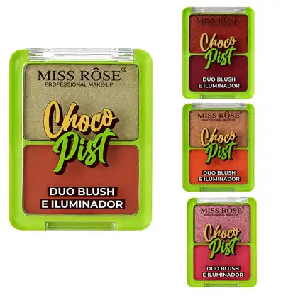Imagem do produto Duo Blush e Iluminador Miss Rôse Chocopist 8g 2