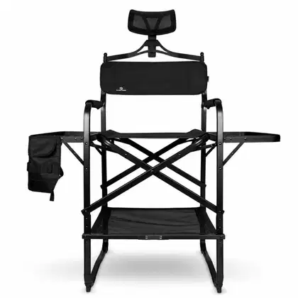 Imagem do produto Cadeira Profissional para Maquiagem Klass Vough Preta Acompanha Bag para Transporte Dc-013bl