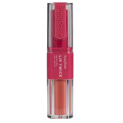 Imagem do produto Batom Duo Ruby Rose Lip Twice LT20 HB-L6101-2