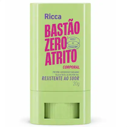 Imagem do produto Bastão Zero Atrito Ricca Corporal Resistente Ao Suor 20g