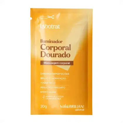 Imagem do produto Iluminador Corporal Labotrat Vai & Brilha! Dourado 20g