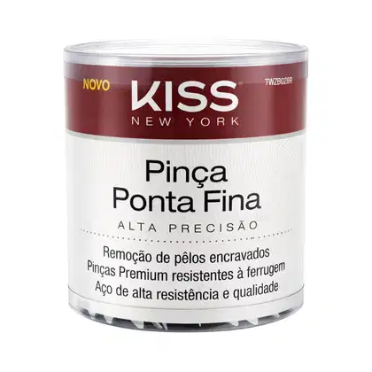 Imagem do produto Kit Kiss New York: 72 Pinças Ponta Fina Twzb02br