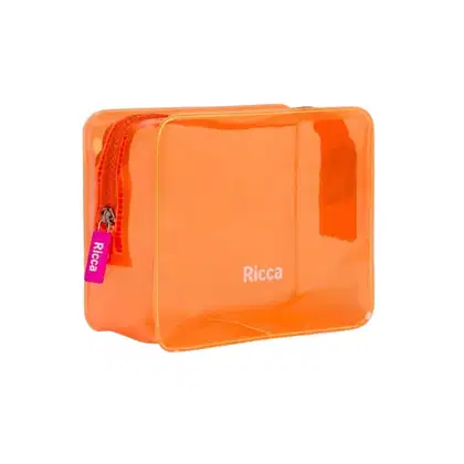 Imagem do produto Necessaire Ricca Laranja Neon Pequena Cód.3601