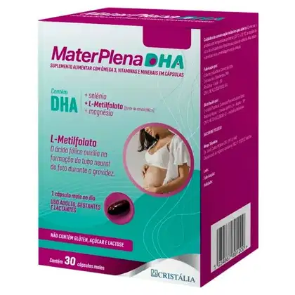 Imagem do produto Materplena DHA Suplemento Alimentar com 30 Cápsulas