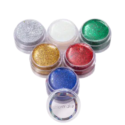 Imagem do produto Kit Colormake Cartela de Glitter Cremoso (6 Unidades)